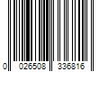 Barcode Image for UPC code 0026508336816