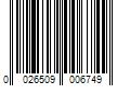 Barcode Image for UPC code 0026509006749