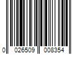 Barcode Image for UPC code 0026509008354