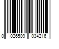 Barcode Image for UPC code 0026509034216