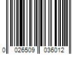 Barcode Image for UPC code 0026509036012