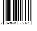 Barcode Image for UPC code 0026509073437