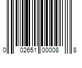 Barcode Image for UPC code 002651000088