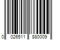 Barcode Image for UPC code 0026511880009