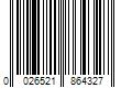 Barcode Image for UPC code 0026521864327