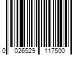 Barcode Image for UPC code 0026529117500