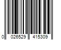 Barcode Image for UPC code 0026529415309