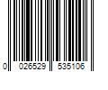 Barcode Image for UPC code 0026529535106