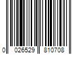 Barcode Image for UPC code 0026529810708