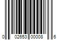 Barcode Image for UPC code 002653000086