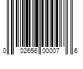 Barcode Image for UPC code 002656000076