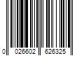 Barcode Image for UPC code 0026602626325