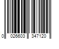 Barcode Image for UPC code 0026603347120