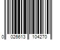 Barcode Image for UPC code 0026613104270