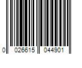 Barcode Image for UPC code 0026615044901