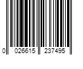 Barcode Image for UPC code 0026615237495