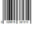 Barcode Image for UPC code 0026615381310