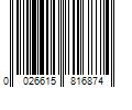 Barcode Image for UPC code 0026615816874