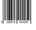 Barcode Image for UPC code 0026615904250