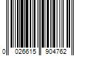 Barcode Image for UPC code 0026615904762