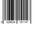 Barcode Image for UPC code 0026634151147