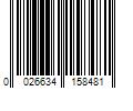 Barcode Image for UPC code 0026634158481