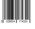 Barcode Image for UPC code 0026634174320