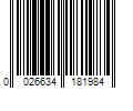 Barcode Image for UPC code 0026634181984