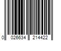 Barcode Image for UPC code 0026634214422