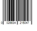 Barcode Image for UPC code 0026634215047