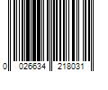 Barcode Image for UPC code 0026634218031