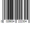 Barcode Image for UPC code 0026634222304