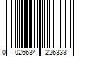 Barcode Image for UPC code 0026634226333