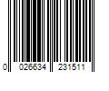 Barcode Image for UPC code 0026634231511