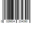 Barcode Image for UPC code 0026634234390