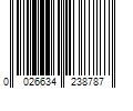 Barcode Image for UPC code 0026634238787. Product Name: Amerock Status 6-5/16-in (160Mm) Center to Center Matte Black Rectangular Bar Drawer Pulls | BP36839FB
