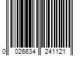 Barcode Image for UPC code 0026634241121