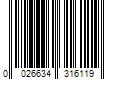 Barcode Image for UPC code 0026634316119