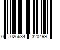 Barcode Image for UPC code 0026634320499