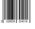 Barcode Image for UPC code 0026635304016