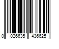 Barcode Image for UPC code 0026635436625