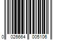 Barcode Image for UPC code 0026664005106