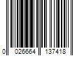 Barcode Image for UPC code 0026664137418