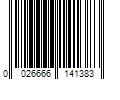 Barcode Image for UPC code 0026666141383