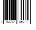 Barcode Image for UPC code 0026666815376