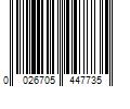 Barcode Image for UPC code 0026705447735