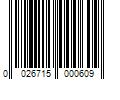 Barcode Image for UPC code 0026715000609