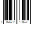 Barcode Image for UPC code 0026715180240