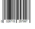 Barcode Image for UPC code 0026715257997