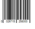 Barcode Image for UPC code 0026715258000